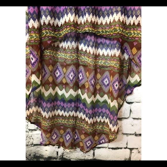 Forever 21 | Tribal High Low Skirt - Picture 6 of 7